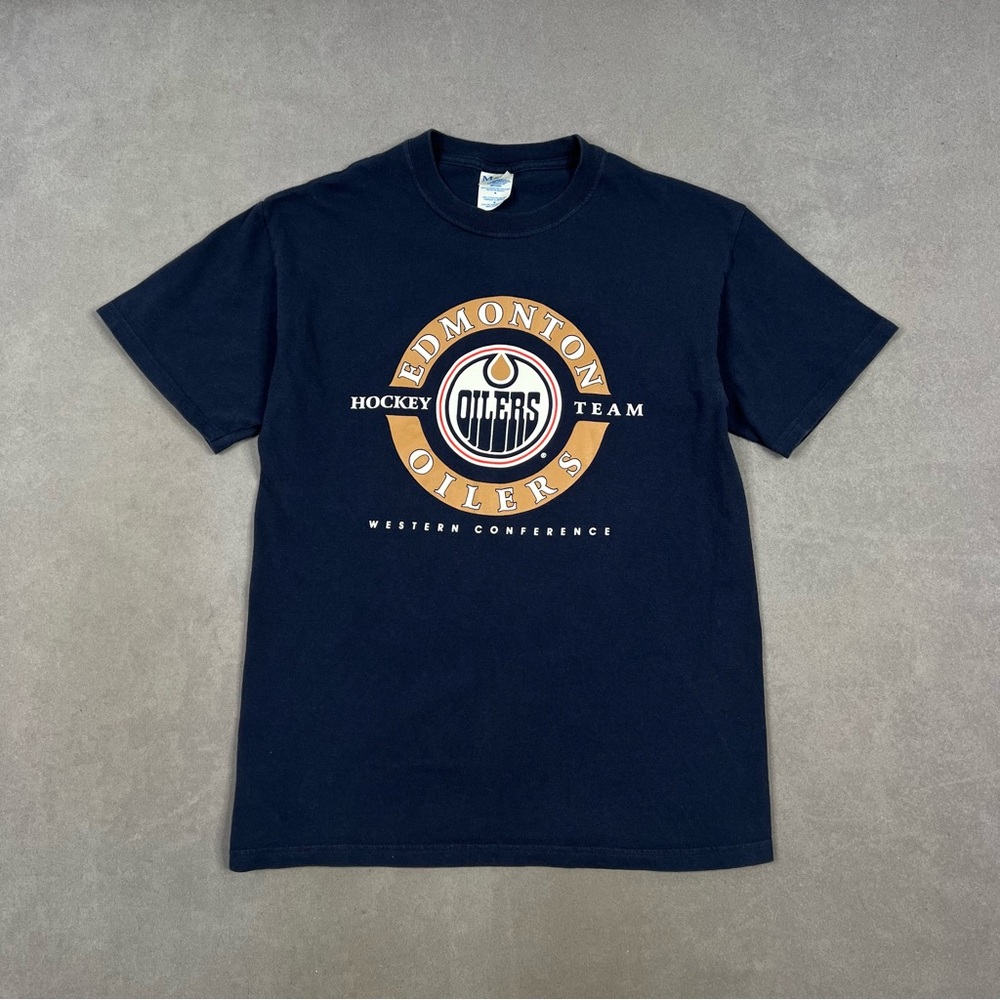 Vintage Edmonton Oilers Black T-Shirt